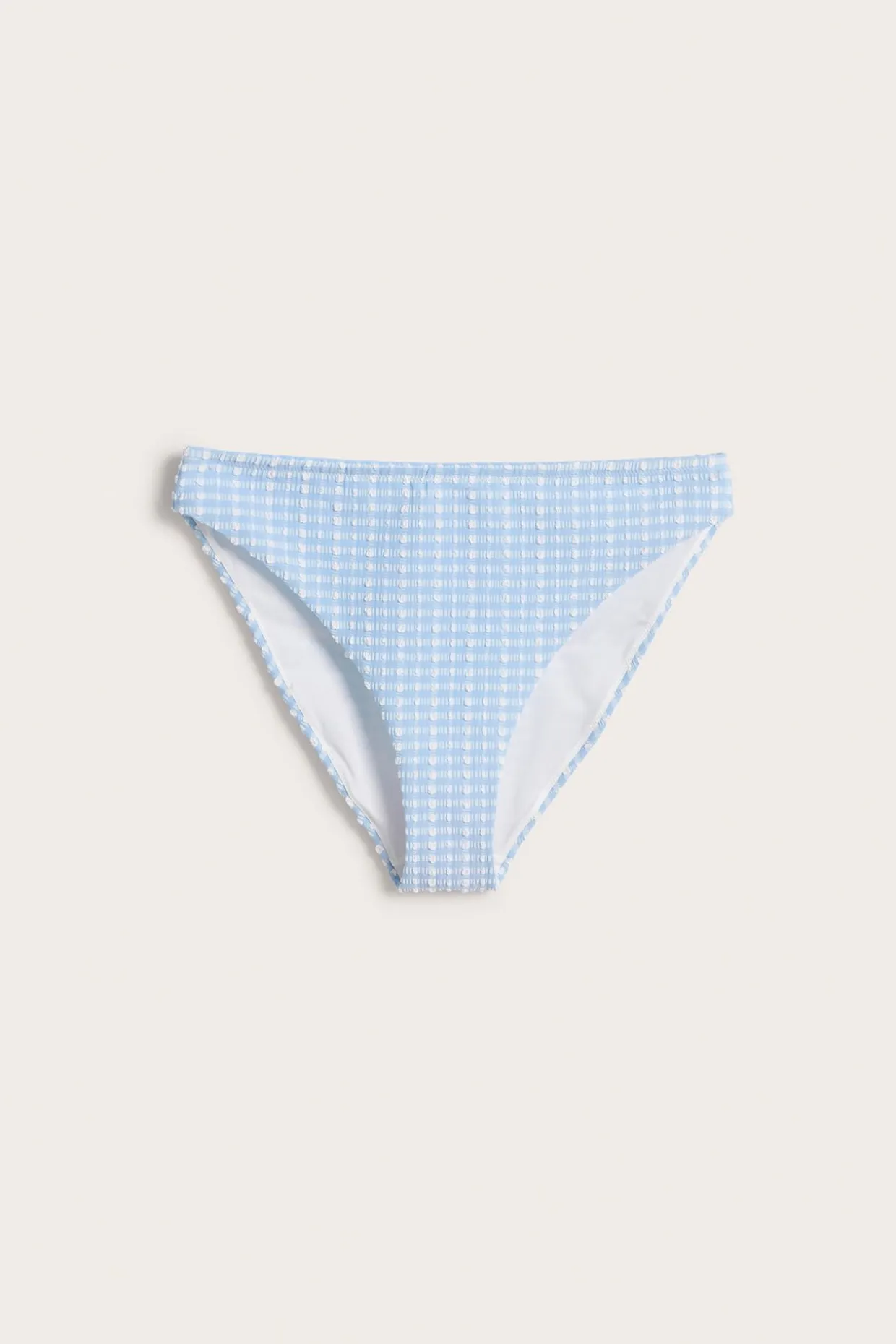 Ruudullinen bikinialaosa | Vaaleansininen | Naiset | Kappahl
