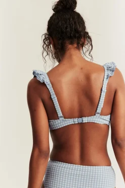Ruudullinen bikiniyläosa, Newbie Woman | Sininen | Lapset | Newbie