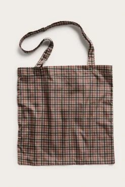 Ruudullinen ostoskassi | Beige | Naiset | Kappahl