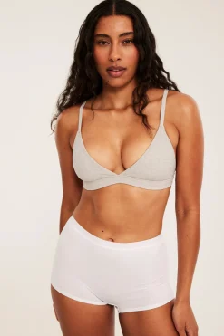 Saumaton bralette | Meleerattu beige | Naiset | Kappahl