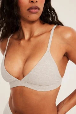 Saumaton bralette | Meleerattu beige | Naiset | Kappahl