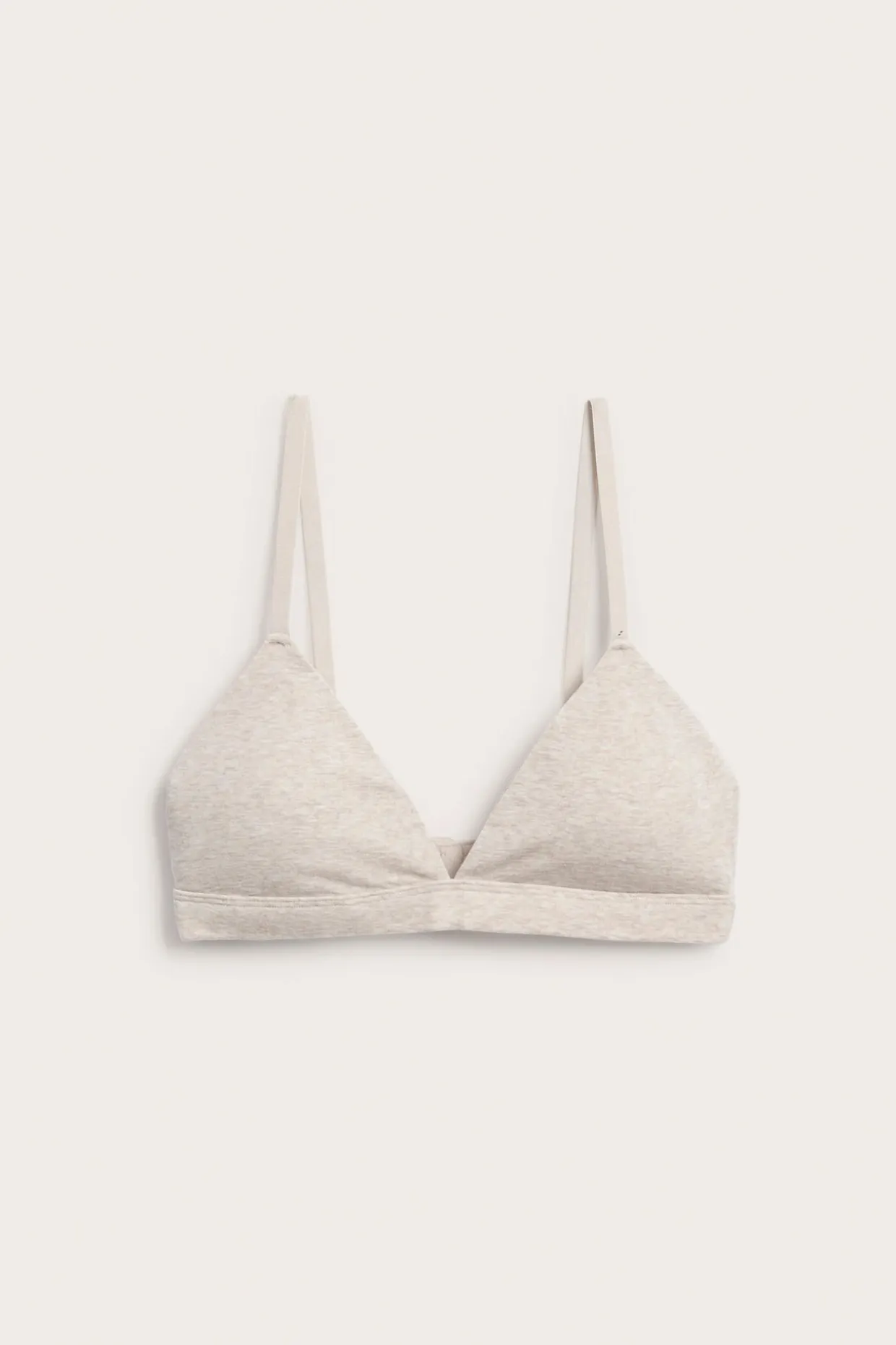 Saumaton bralette | Meleerattu beige | Naiset | Kappahl