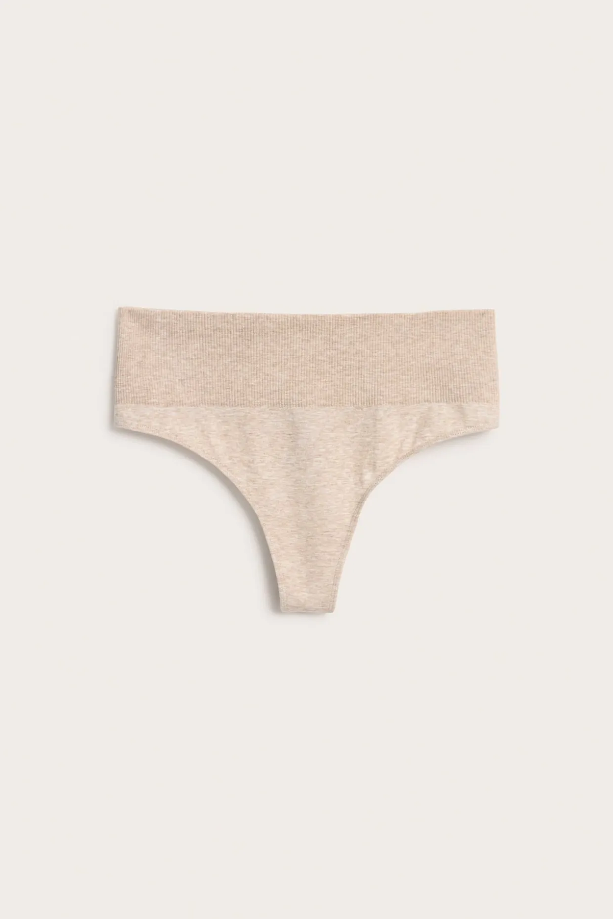Saumattomat stringit | Meleerattu beige | Naiset | Kappahl