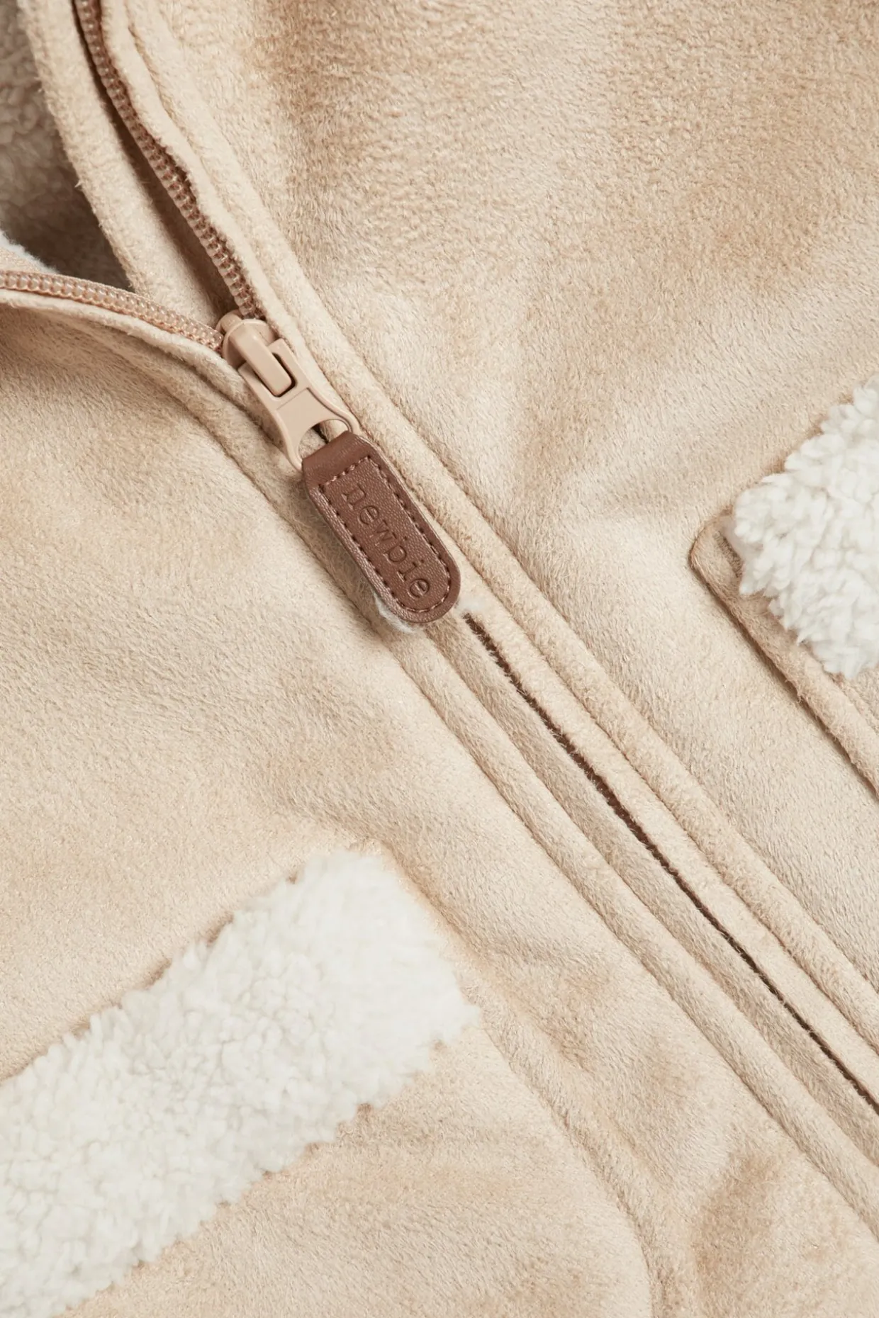 Shearling-takki, jossa pileevuori | Beige | Vauvat | Newbie