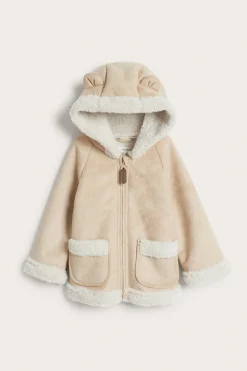 Shearling-takki, jossa pileevuori | Beige | Vauvat | Newbie