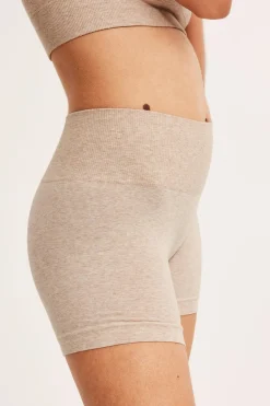 Shortsialushousut | Meleerattu beige | Naiset | Kappahl