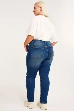 Slim Jeans High Waist | Denim | Naiset | Kappahl