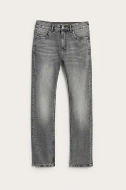 Slim jeans mid waist | Hopeanharmaa | Lapset | Kappahl