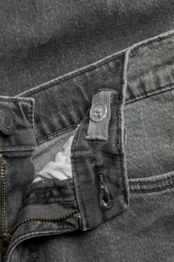 Slim jeans mid waist | Hopeanharmaa | Lapset | Kappahl
