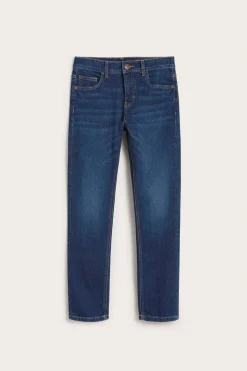 Slim jeans mid waist | Tumma denim | Lapset | Kappahl