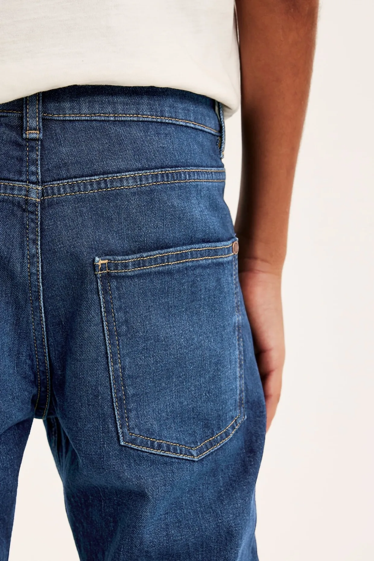 Slim jeans mid waist | Tumma denim | Lapset | Kappahl