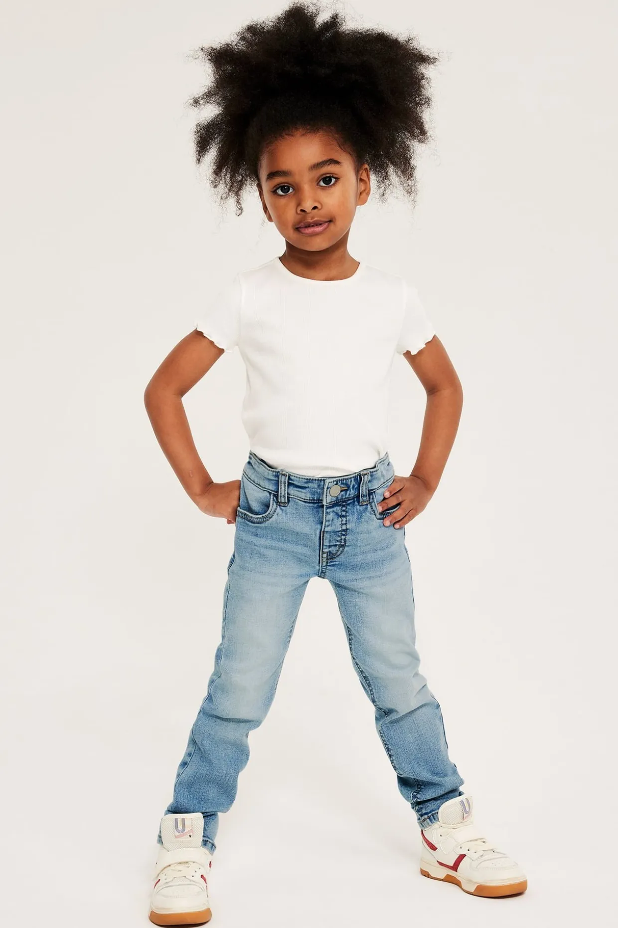 Slim jeans | Vaalea denim | Lapset | Kappahl