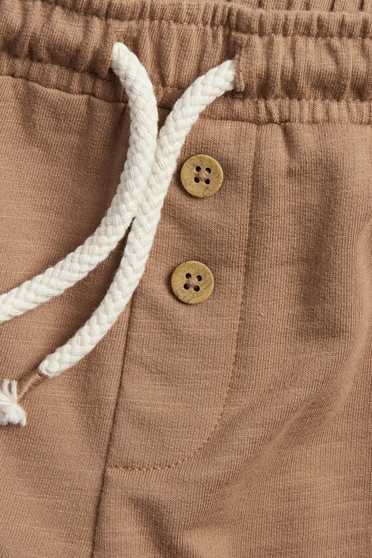 Slub-trikoota olevat shortsit | Ruskea | Lapset | Newbie