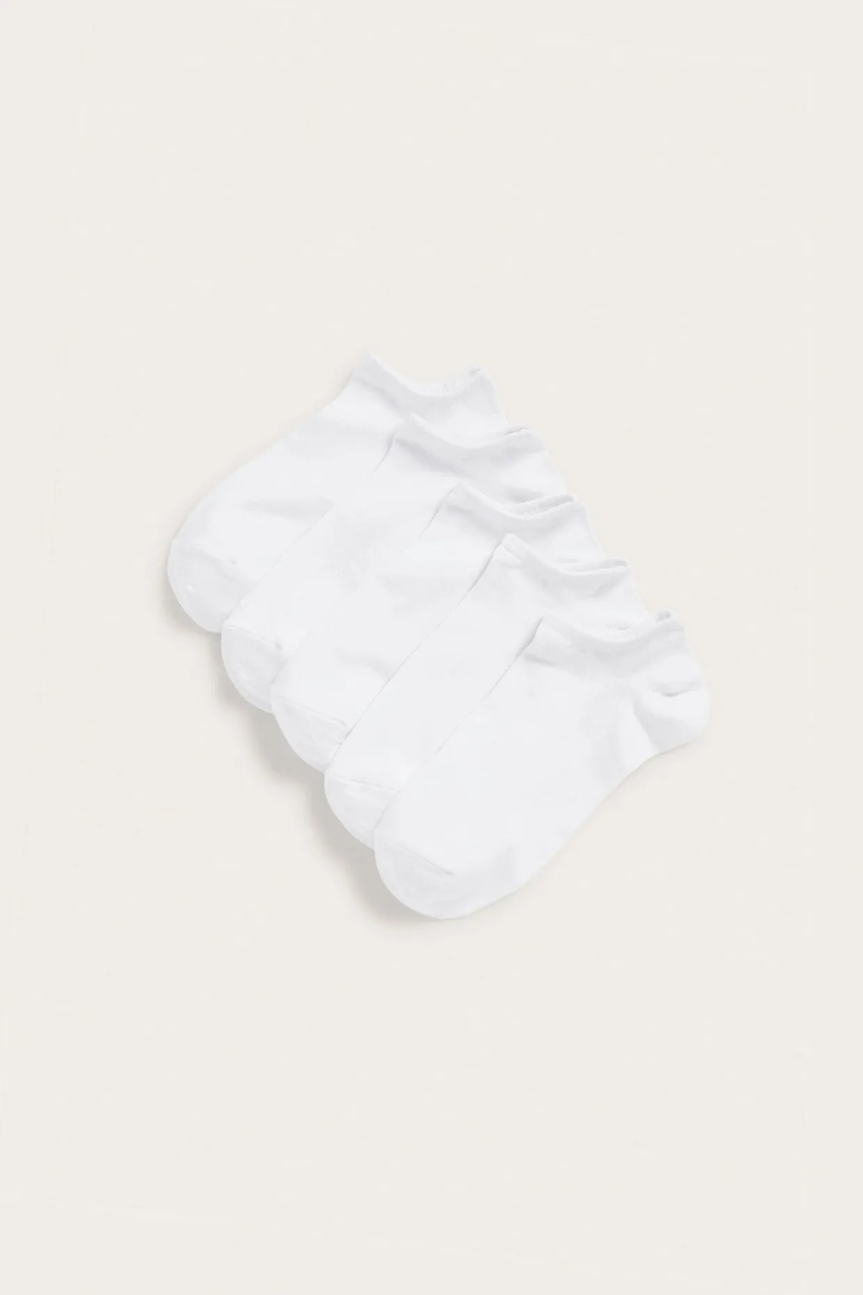 Sneaker-sukat, 5-pack | Valkoinen | Miehet | Kappahl