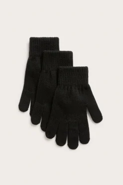 Sormikkaat, 3 paria | Musta | Lapset | Kappahl