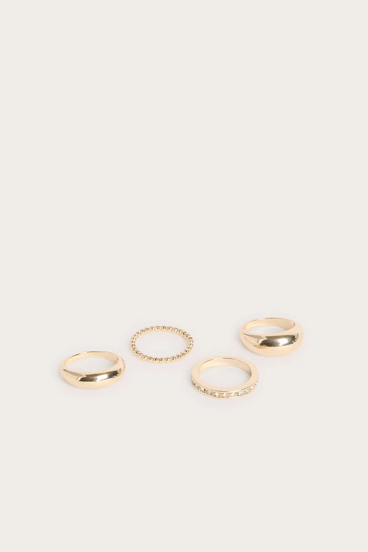 Sormukset, 4‑pack | Kulta | Naiset | Kappahl