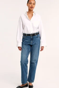 Straight jeans high waist | Denim | Naiset | Kappahl