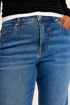 Straight jeans high waist | Denim | Naiset | Kappahl