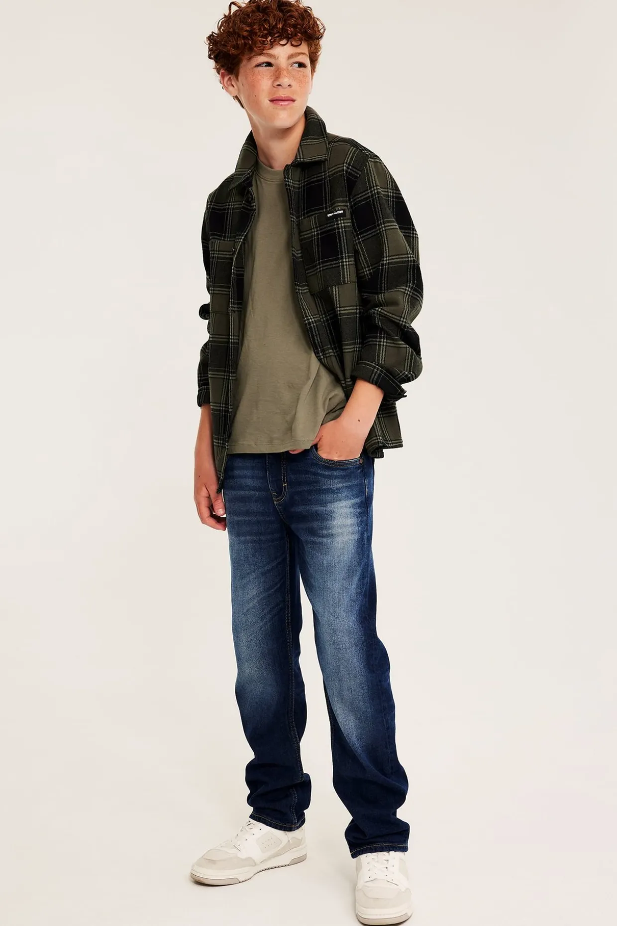 Straight jeans mid waist | Denim | Lapset | Kappahl