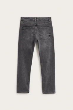 Straight jeans mid waist | Hopeanharmaa | Lapset | Kappahl