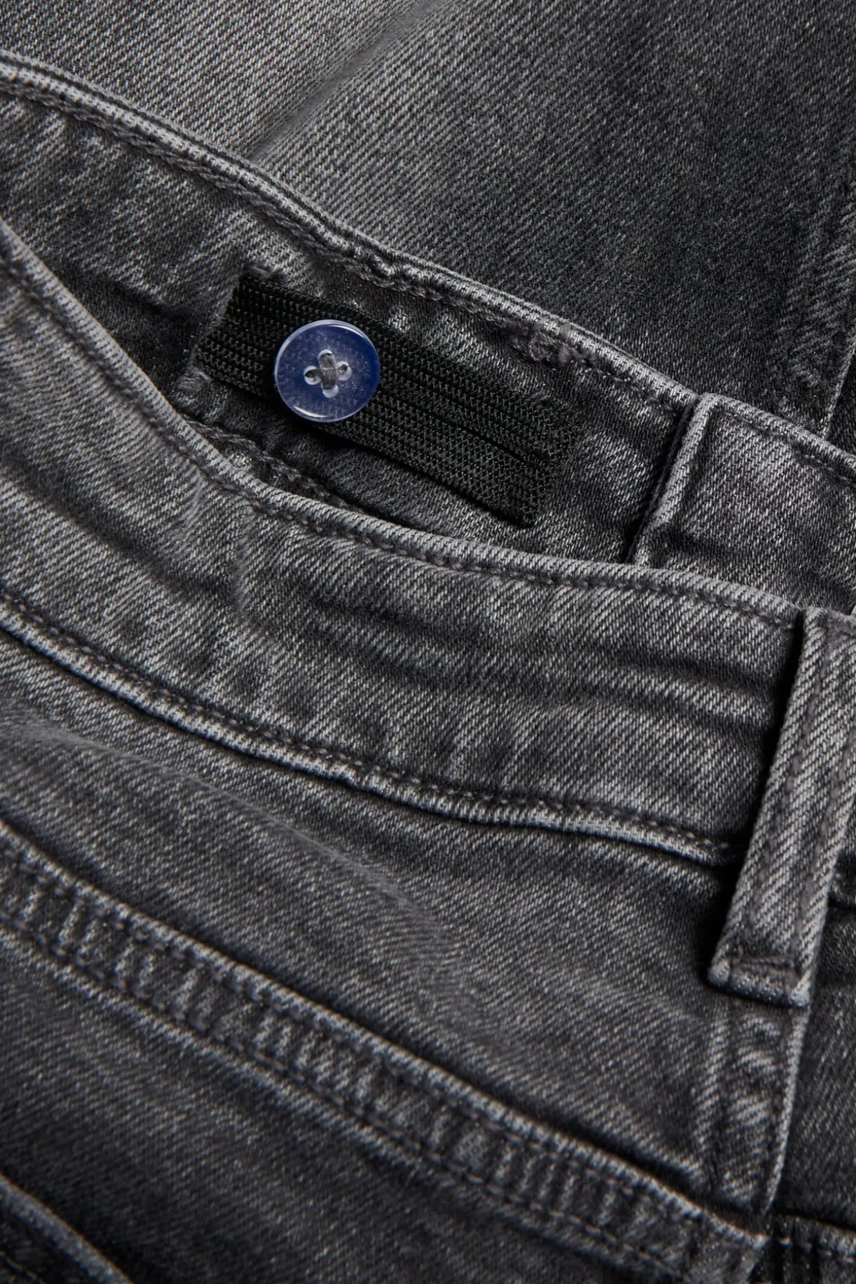 Straight jeans mid waist | Hopeanharmaa | Lapset | Kappahl