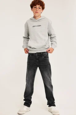 Straight jeans mid waist | Hopeanharmaa | Lapset | Kappahl