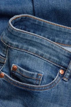 Straight jeans mid waist short leg | Denim | Naiset | Kappahl