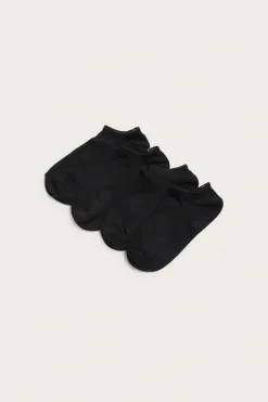 Sukat 4-pack | Musta | Naiset | Kappahl