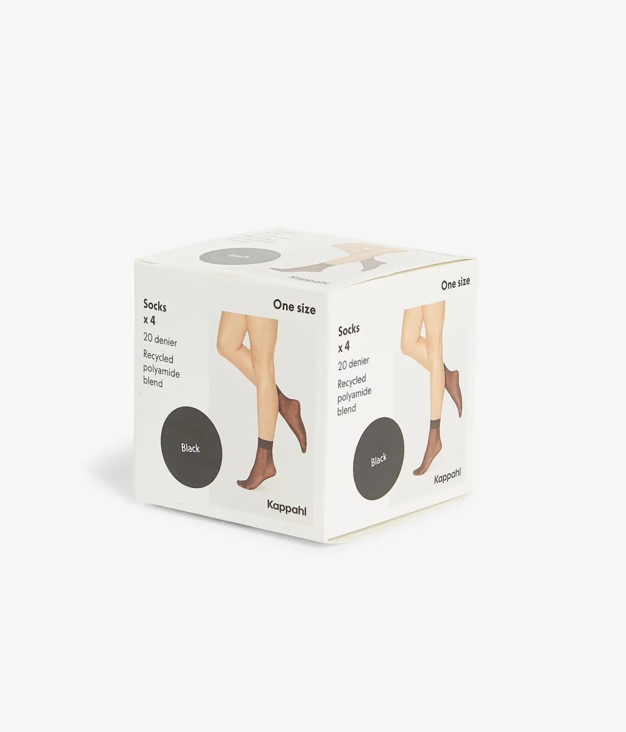 Sukat 4-pack | Musta | Naiset | Kappahl