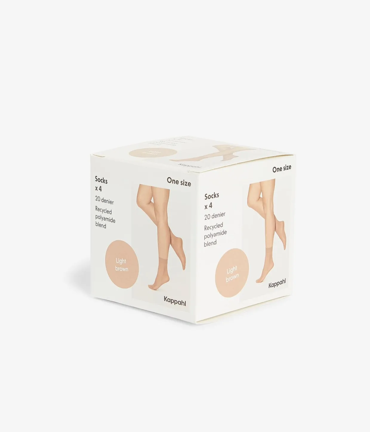 Sukat 4-pack | Vaaleanruskea | Naiset | Kappahl