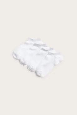 Sukat 4-pack | Valkoinen | Naiset | Kappahl