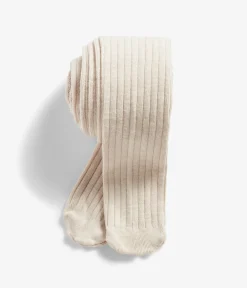 Sukkahousut villasekoitteesta | Meleerattu beige | Naiset | Kappahl