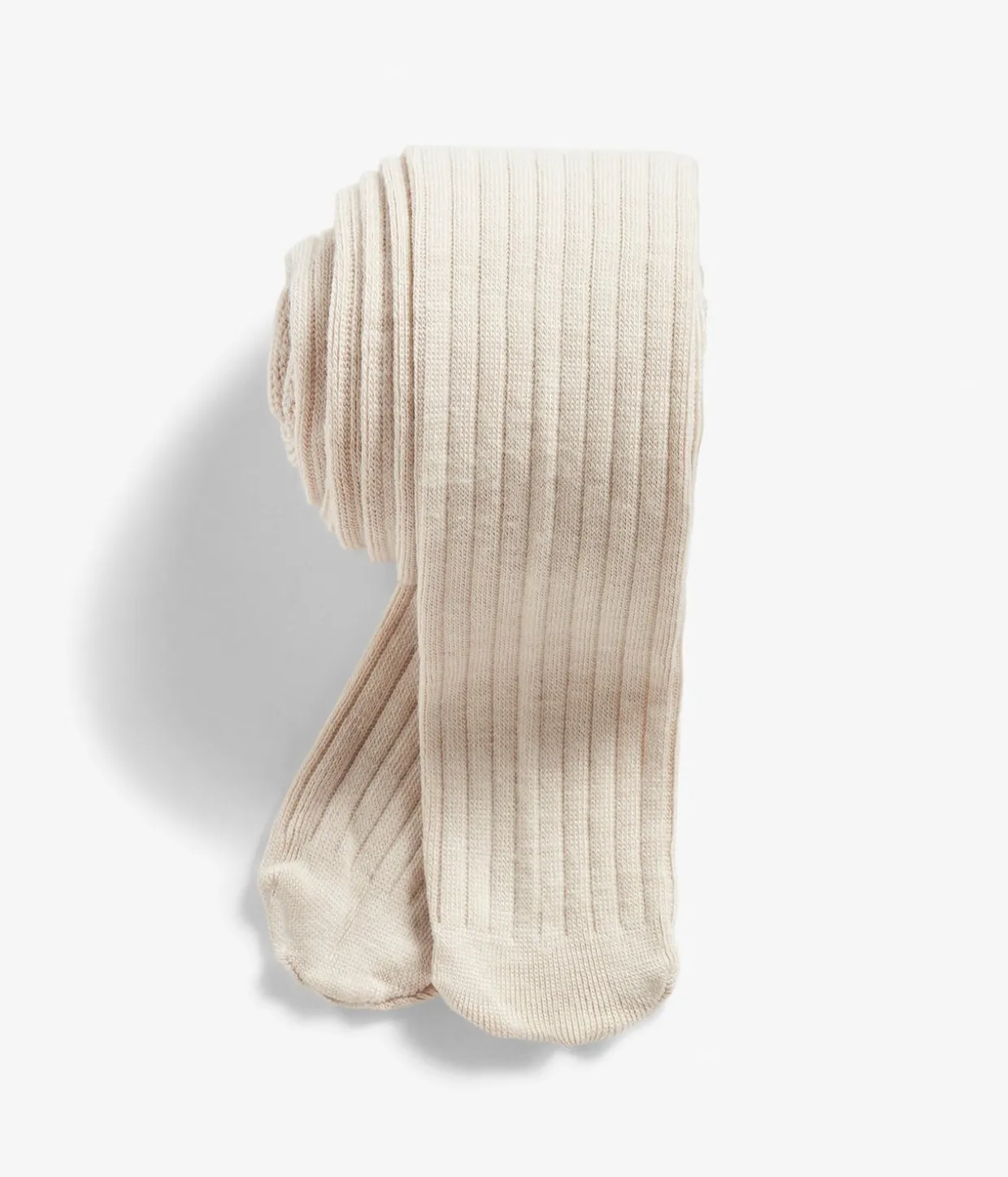 Sukkahousut villasekoitteesta | Meleerattu beige | Naiset | Kappahl