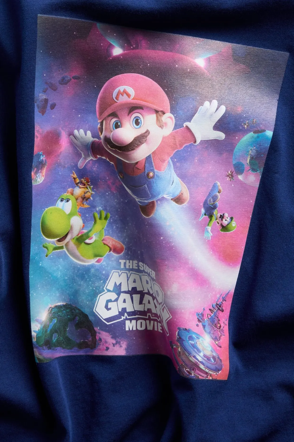 Super Mario Galaxy -t-paita puuvillatrikoosta | Tummansininen | Lapset | Kappahl