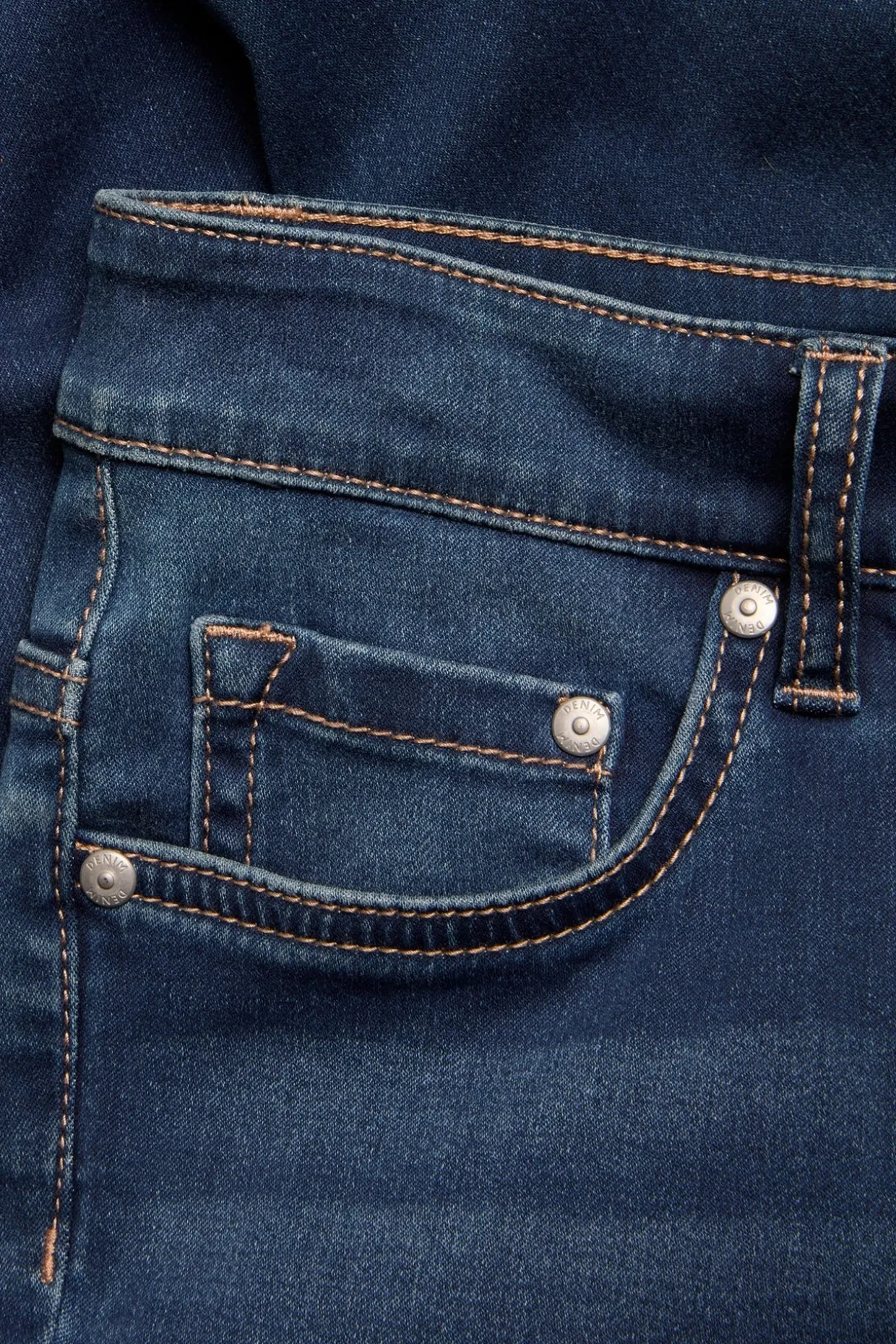 Super slim jeans high waist long leg | Tumma denim | Naiset | Kappahl