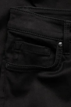 Super slim jeans high waist long leg | Musta | Naiset | Kappahl