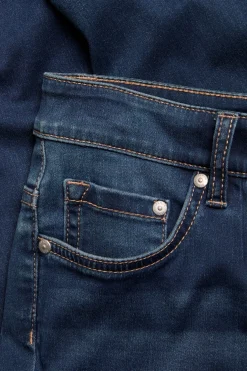 Super slim jeans short leg | Tumma denim | Naiset | Kappahl