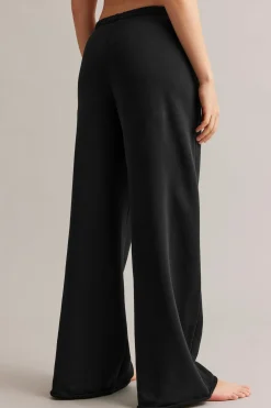 Sweatpants wid fit | Musta | Naiset | Kappahl
