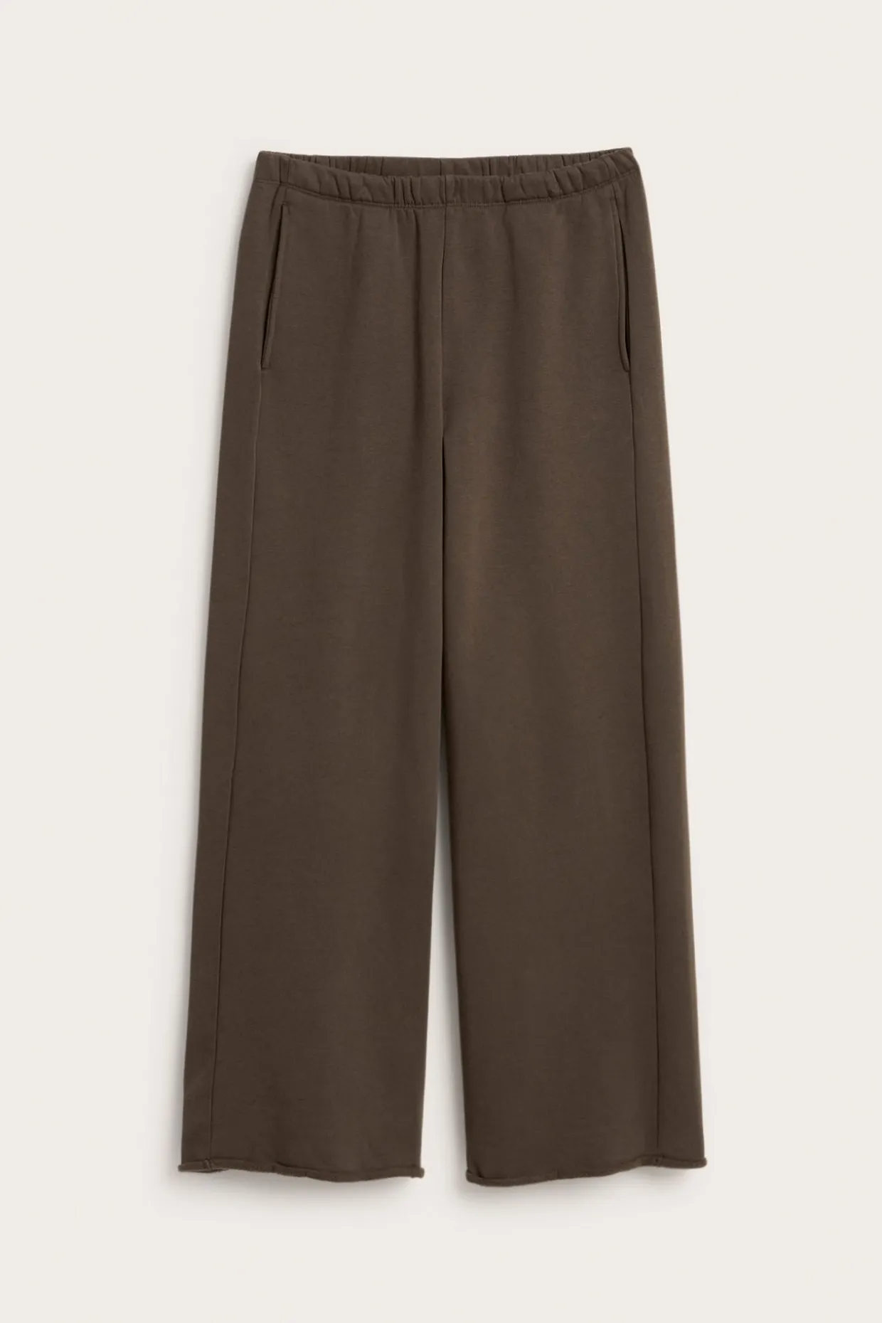 Sweatpants wid fit | Tummanruskea | Naiset | Kappahl