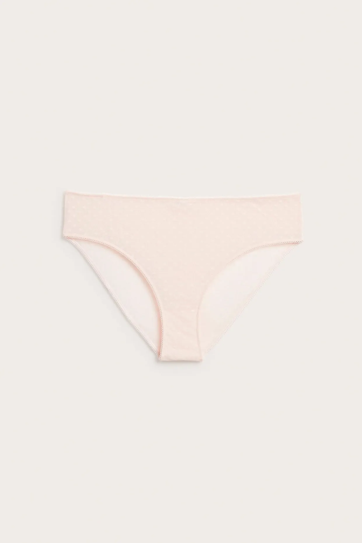 Sydänkuvioiset brief-pikkuhousut | Vaaleanpunainen | Naiset | Kappahl
