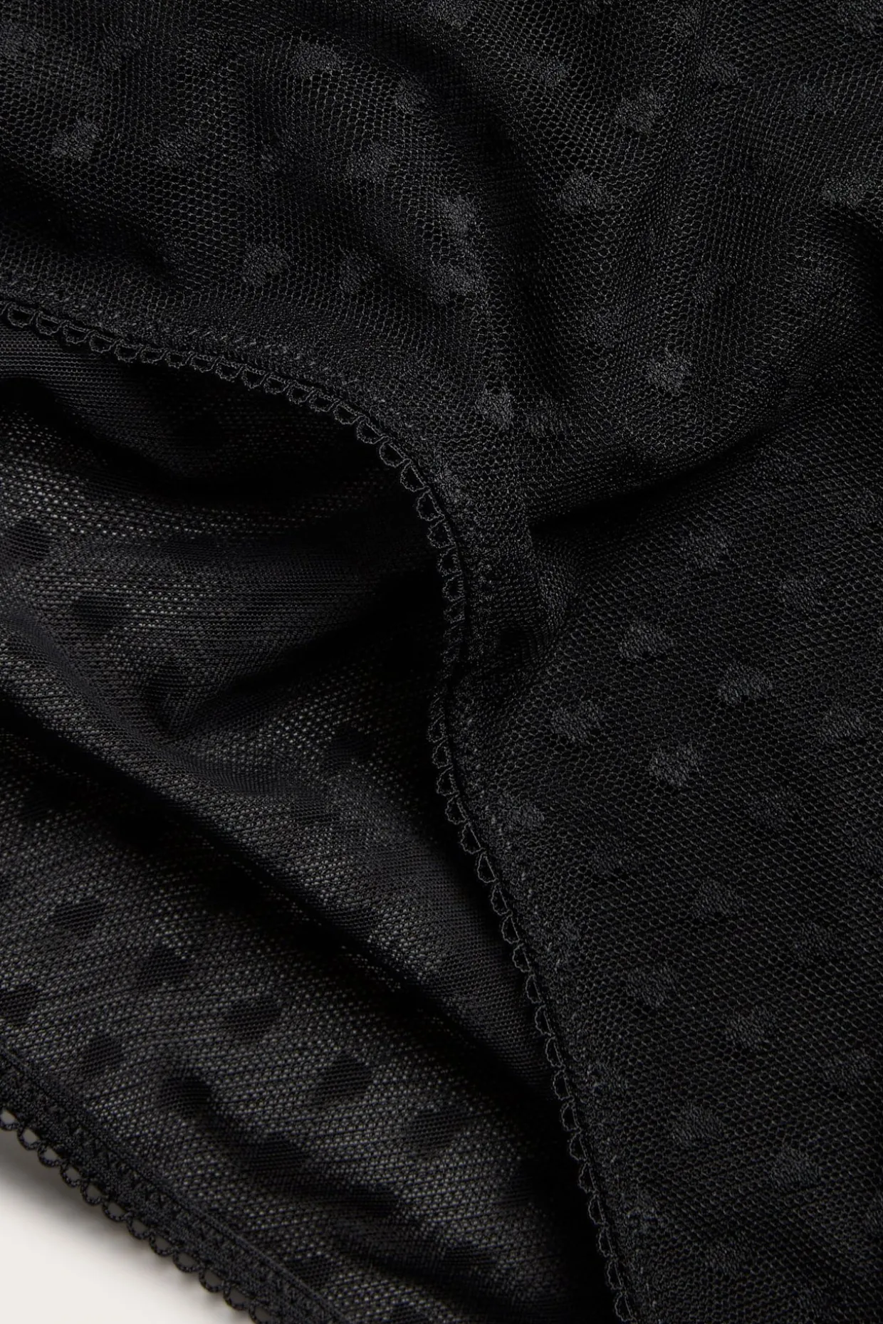 Sydänkuvioiset brief-pikkuhousut | Musta | Naiset | Kappahl