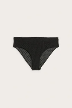 Sydänkuvioiset brief-pikkuhousut | Musta | Naiset | Kappahl