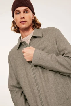 Takki | Meleerattu beige | Miehet | Kappahl