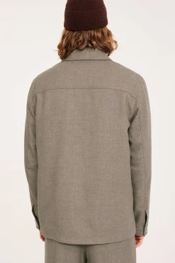 Takki | Meleerattu beige | Miehet | Kappahl