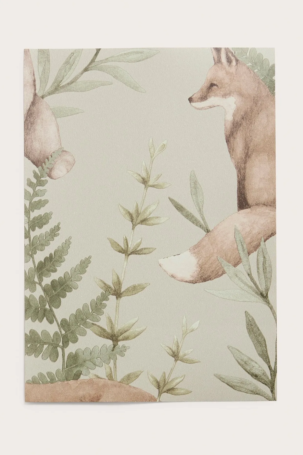 Tapettinäyte Wild Forest | Beige | Vauvat | Newbie