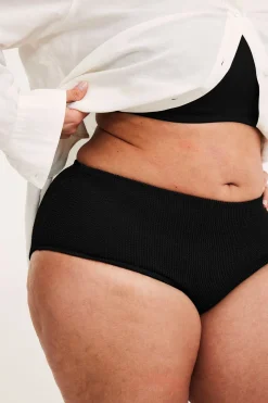 Tekstuuripintainen bikinialaosa | Musta | Naiset | Kappahl