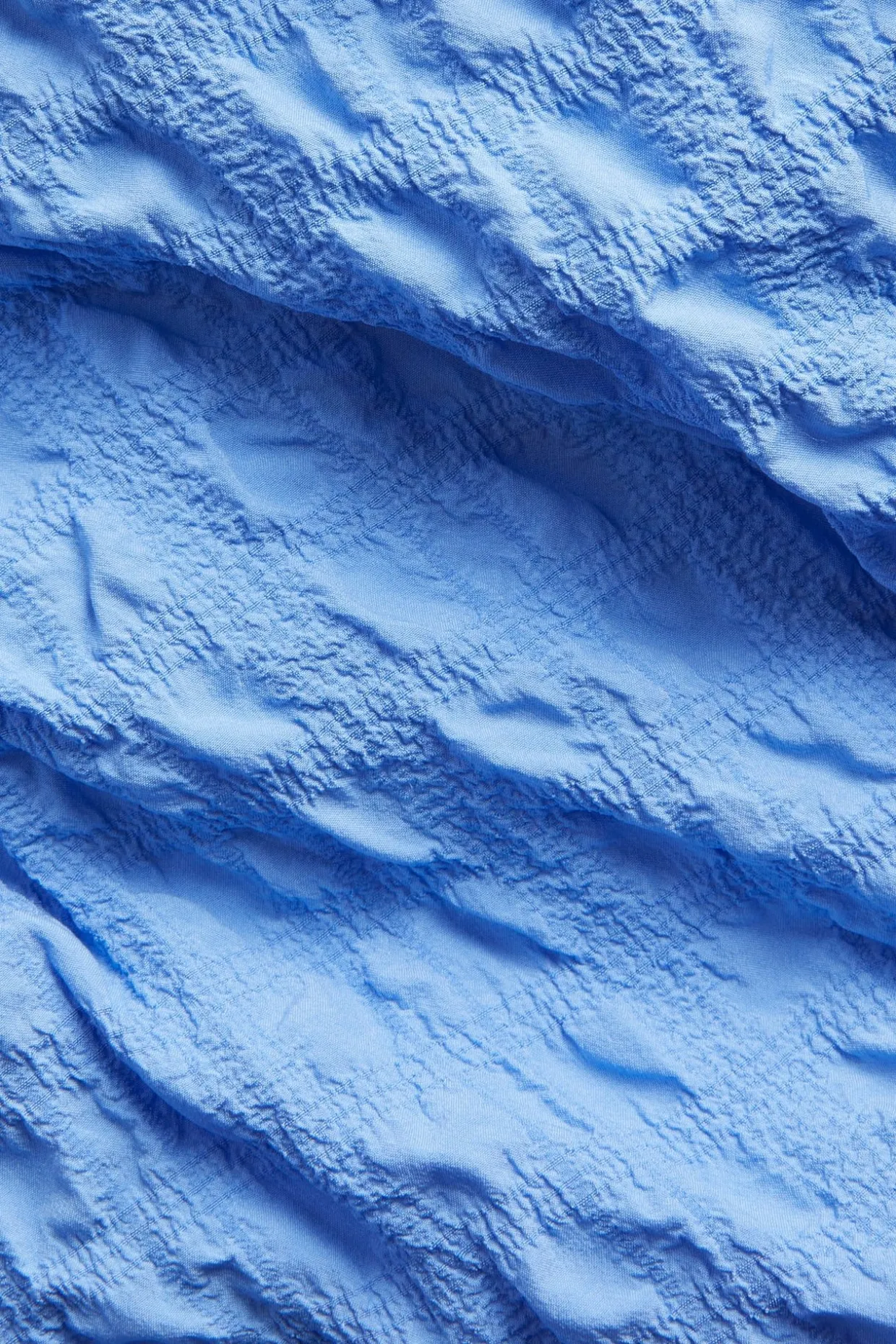 Tekstuuripintainen mekko | Sininen | Naiset | Kappahl