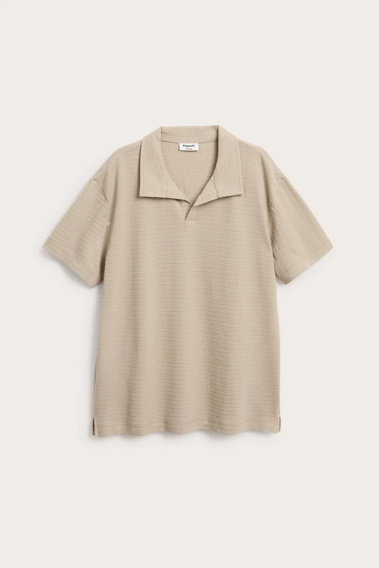 Tekstuuripintainen pikeepaita | Beige | Lapset | Kappahl