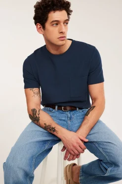 Tekstuuripintainen t-paita regular fit