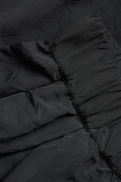 Tekstuuripintaiset housut wide fit | Musta | Naiset | Kappahl